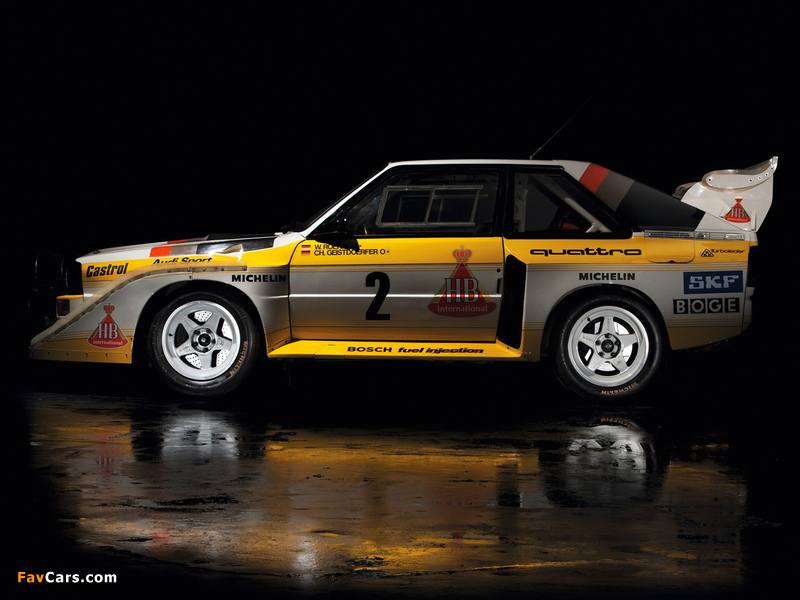 Audi Sport Quattro S1 Group B Rally Car 1985–86 wallpapers (800 x 600)