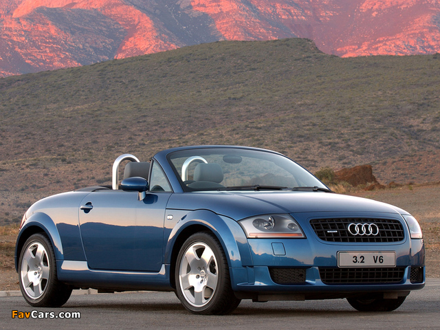 Audi TT 3.2 quattro Roadster ZA-spec (8N) 2003–06 images (640 x 480)