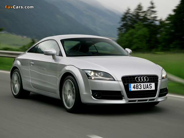 Audi TT Coupe UK-spec (8J) 2006–10 photos (640 x 480)