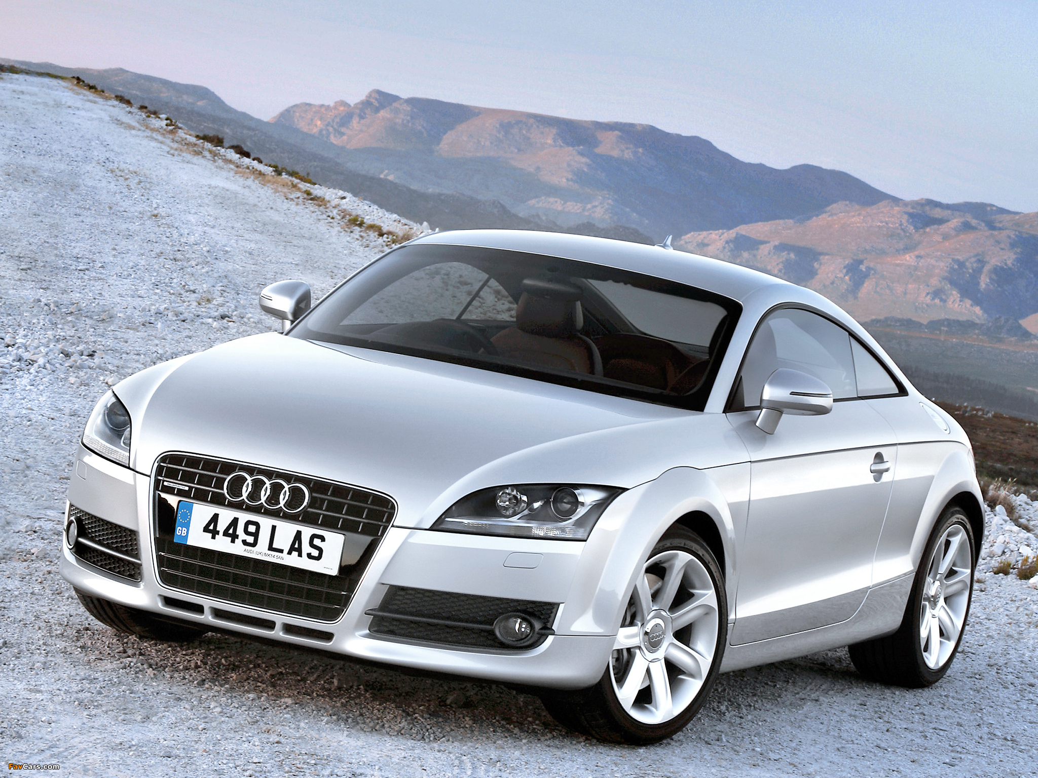 Audi TT Coupe UK-spec (8J) 2006–10 wallpapers (2048 x 1536)