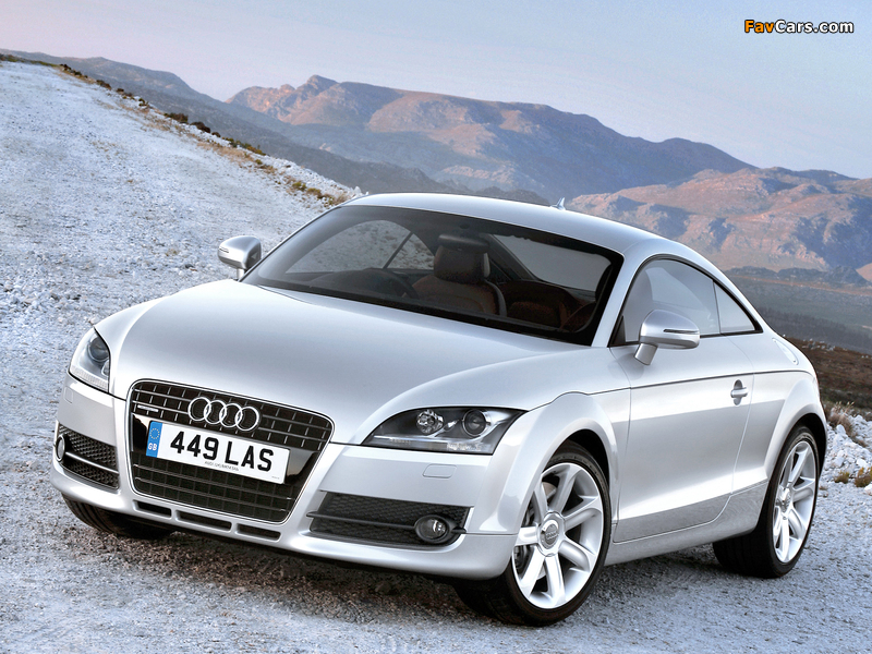 Audi TT Coupe UK-spec (8J) 2006–10 wallpapers (800 x 600)