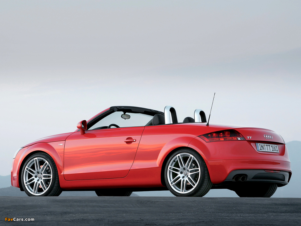 Audi TT S-Line Roadster (8J) 2007–10 images (1024 x 768)