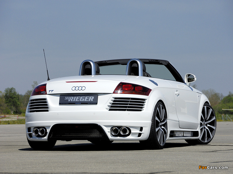 Rieger Audi TT Roadster (8J) 2007–10 photos (800 x 600)