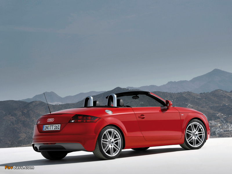 Audi TT S-Line Roadster (8J) 2007–10 photos (800 x 600)