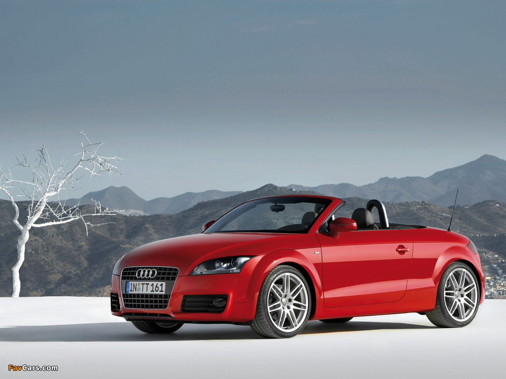 Audi TT S-Line Roadster (8J) 2007–10 photos (1024 x 768)