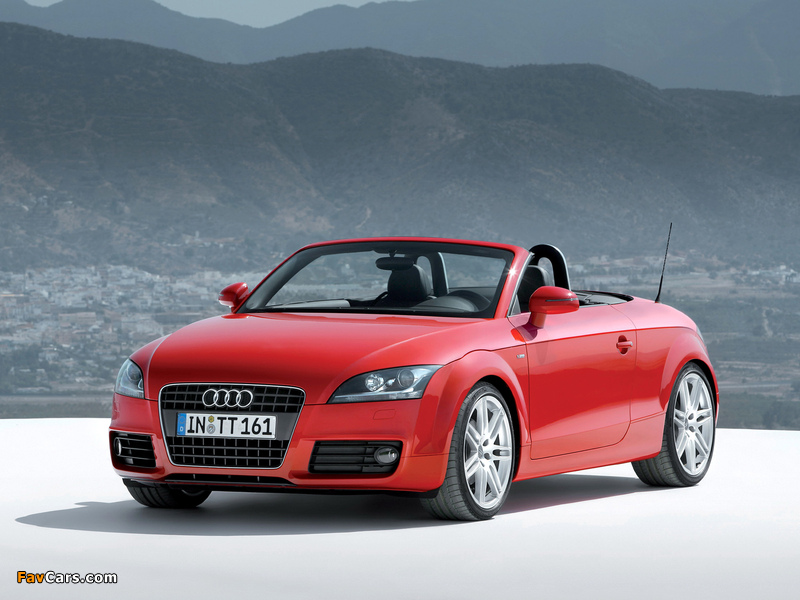 Audi TT S-Line Roadster (8J) 2007–10 photos (800 x 600)