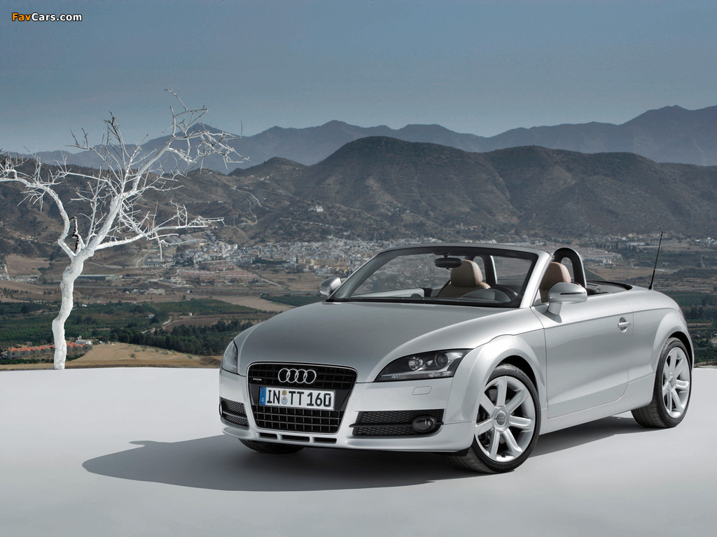 Audi TT Roadster (8J) 2007–10 photos (1024 x 768)