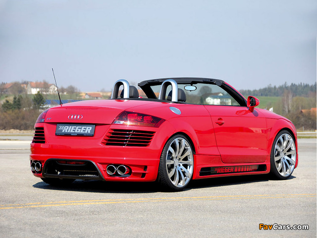 Rieger Audi TT Roadster (8J) 2007–10 pictures (640 x 480)