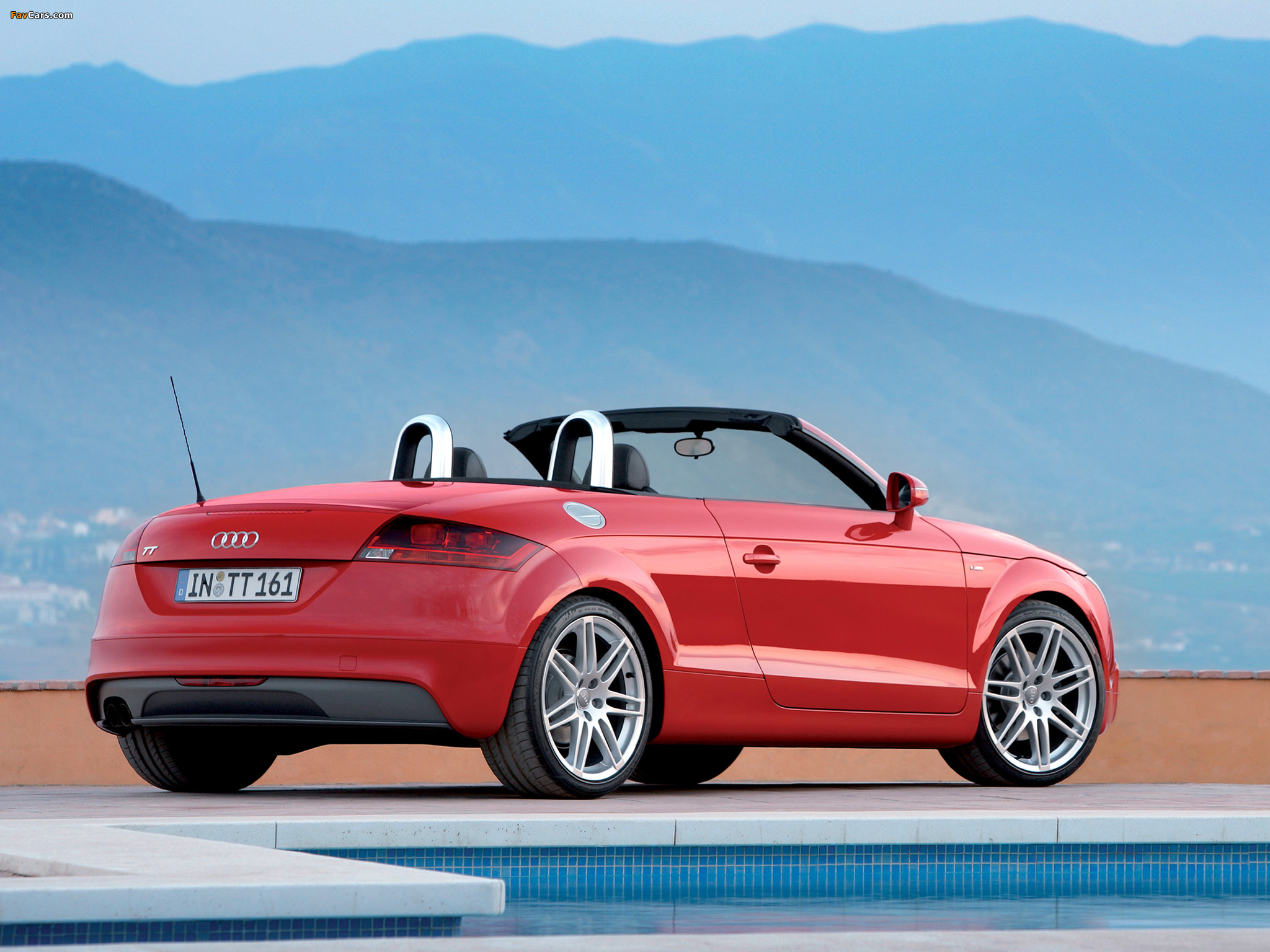 Audi TT S-Line Roadster (8J) 2007–10 pictures (2048 x 1536)