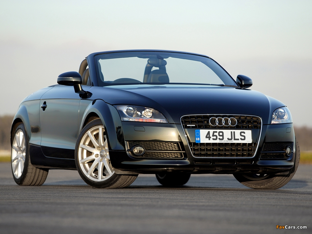 Audi TT Roadster UK-spec (8J) 2007–10 wallpapers (1024 x 768)