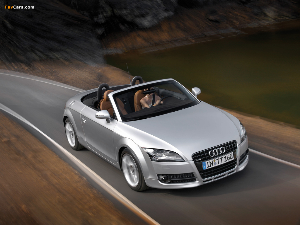 Audi TT Roadster (8J) 2007–10 wallpapers (1024 x 768)