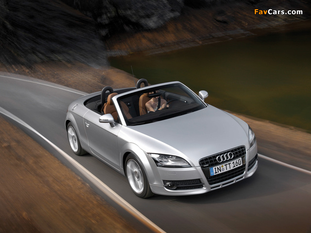 Audi TT Roadster (8J) 2007–10 wallpapers (640 x 480)