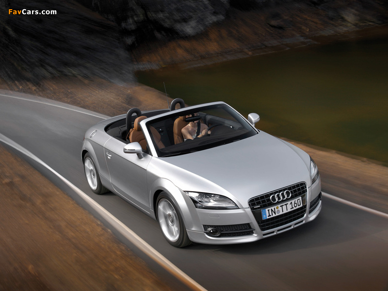 Audi TT Roadster (8J) 2007–10 wallpapers (800 x 600)