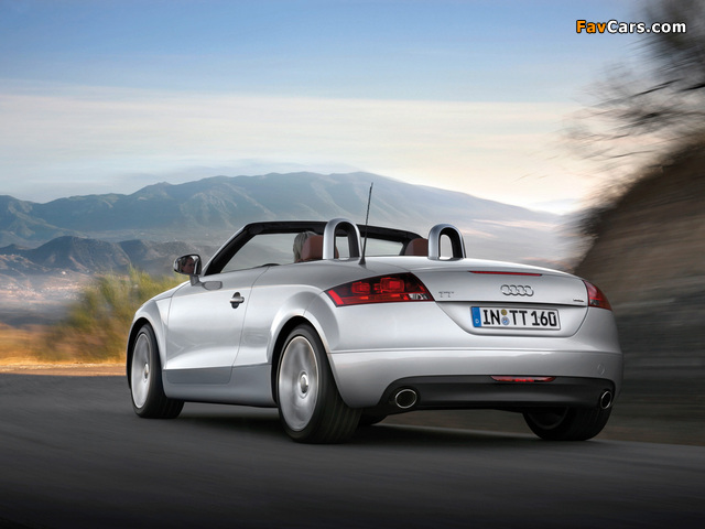 Audi TT Roadster (8J) 2007–10 wallpapers (640 x 480)