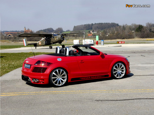 Rieger Audi TT Roadster (8J) 2007–10 wallpapers (640 x 480)