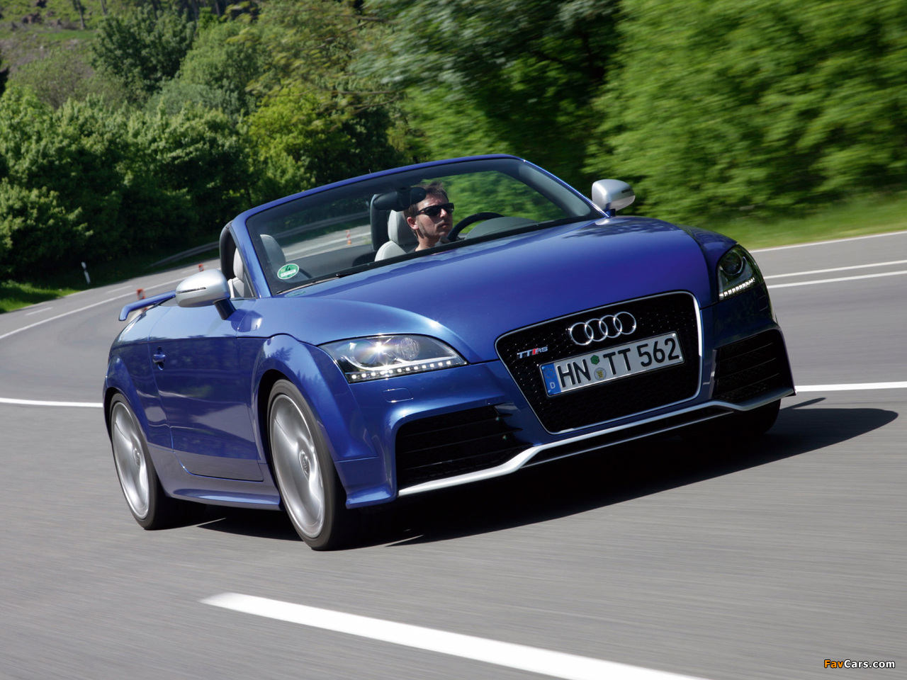 Audi TT RS Roadster (8J) 2009 pictures (1280 x 960)