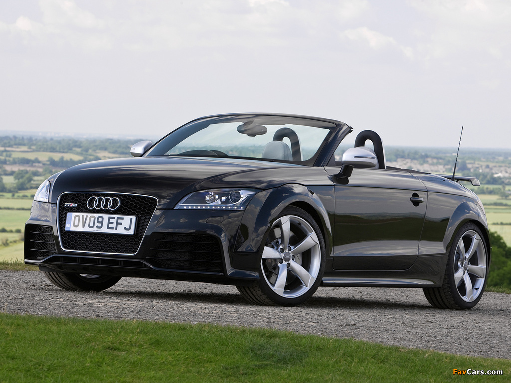 Audi TT RS Roadster UK-spec (8J) 2009 wallpapers (1024 x 768)