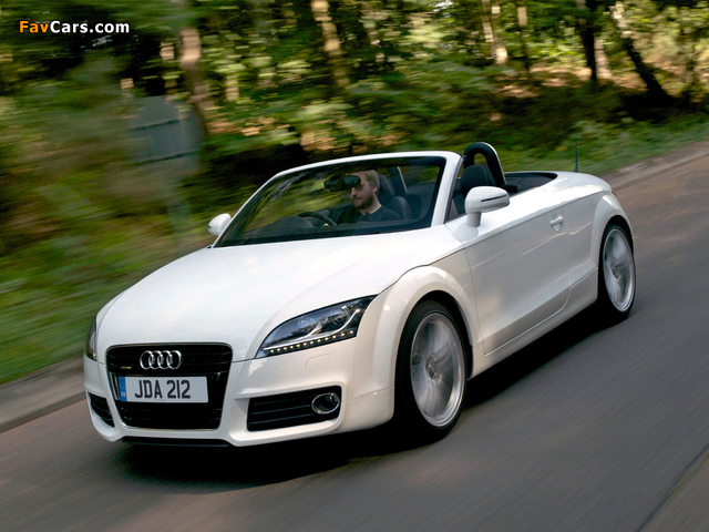 Audi TT 2.0 TFSI quattro Roadster UK-spec (8J) 2010 wallpapers (640 x 480)