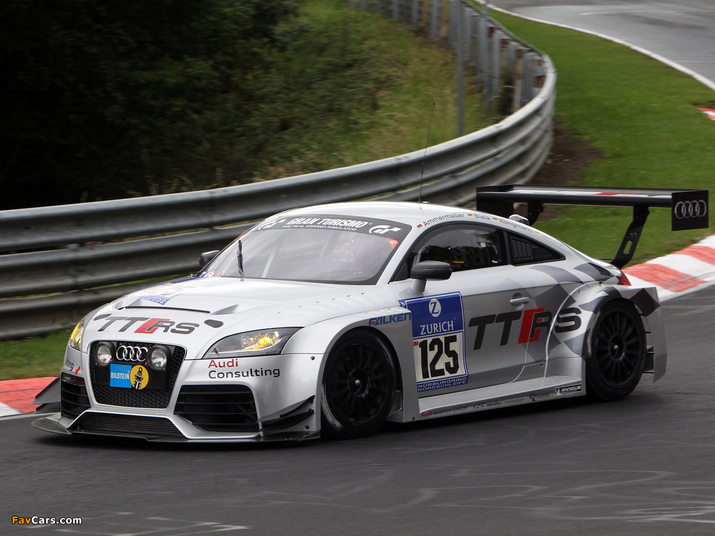 Audi TT RS Coupe Race Car (8J) 2011 images (1024 x 768)