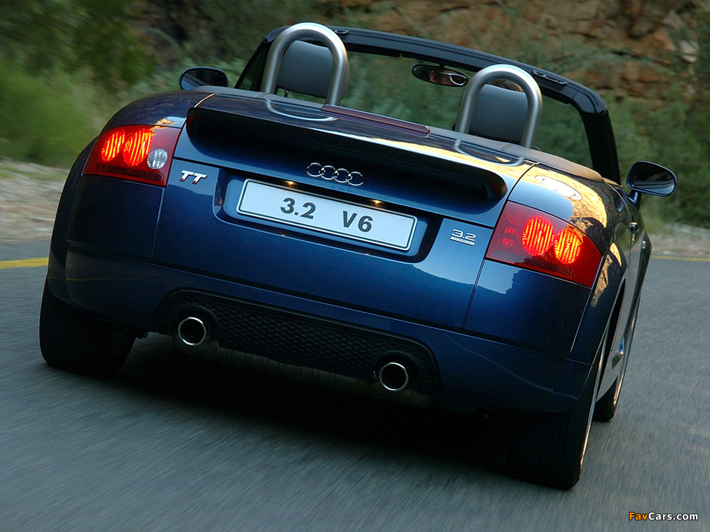 Images of Audi TT 3.2 quattro Roadster ZA-spec (8N) 2003–06 (1024 x 768)