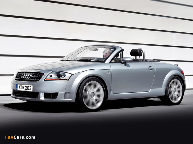 Images of Audi TT 3.2 quattro Roadster UK-spec (8N) 2003–06 (640 x 480)