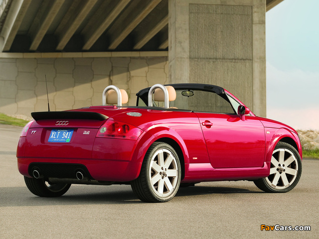 Images of Audi TT 3.2 quattro Roadster US-spec (8N) 2003–06 (640 x 480)