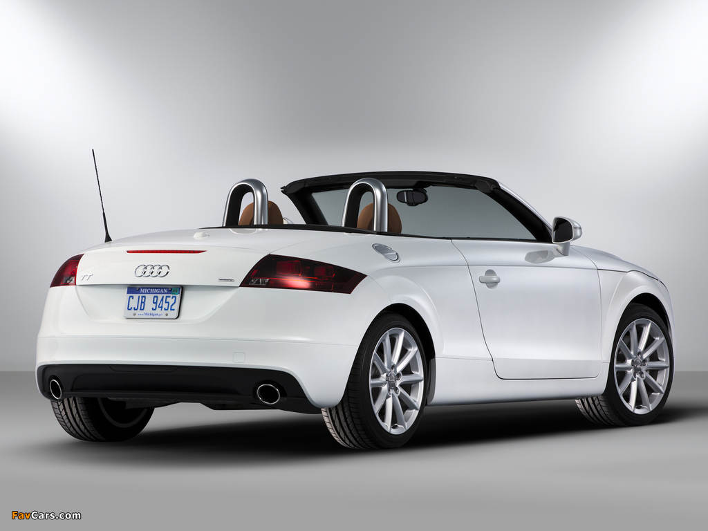 Images of Audi TT 2.0 TFSI quattro Roadster US-spec (8J) 2010 (1024 x 768)