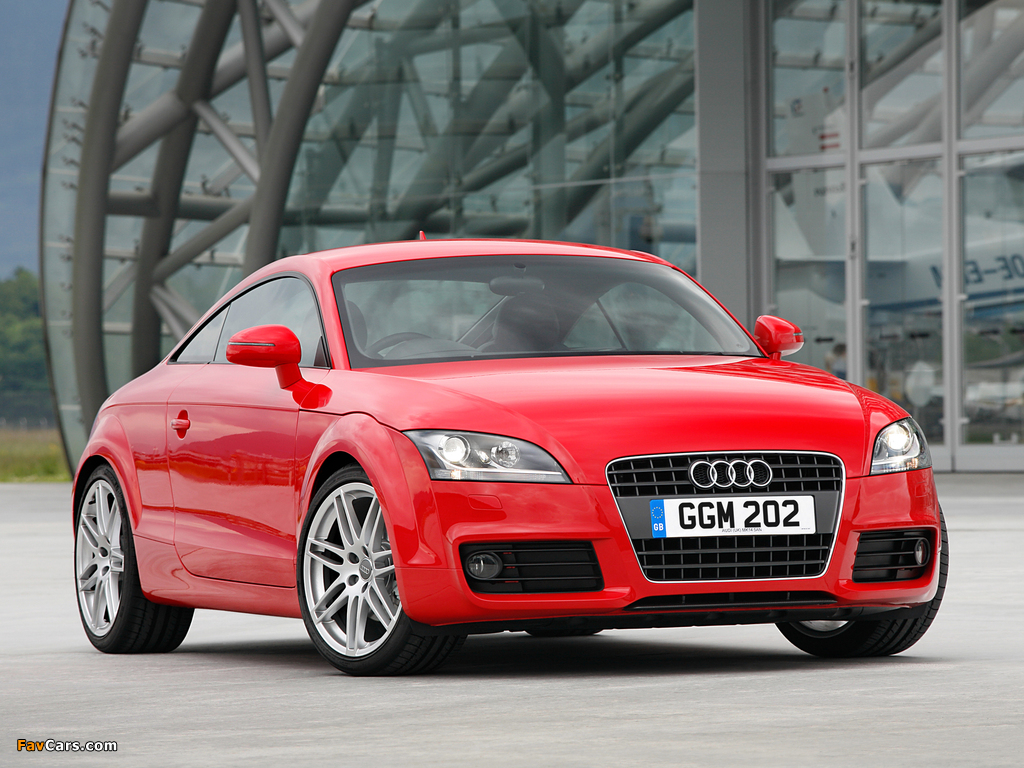 Photos of Audi TT Coupe UK-spec (8J) 2006–10 (1024 x 768)