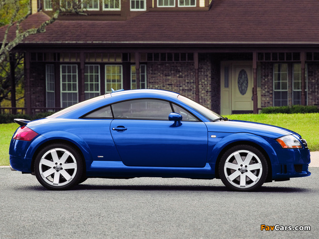 Pictures of Audi TT 3.2 quattro Coupe US-spec (8N) 2003–06 (640 x 480)