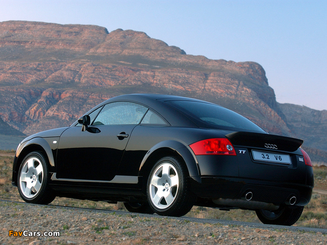 Pictures of Audi TT 3.2 quattro Coupe ZA-spec (8N) 2003–06 (640 x 480)