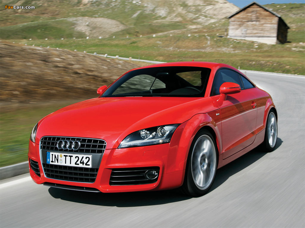 Pictures of Audi TT S-Line Coupe (8J) 2007–10 (1024 x 768)