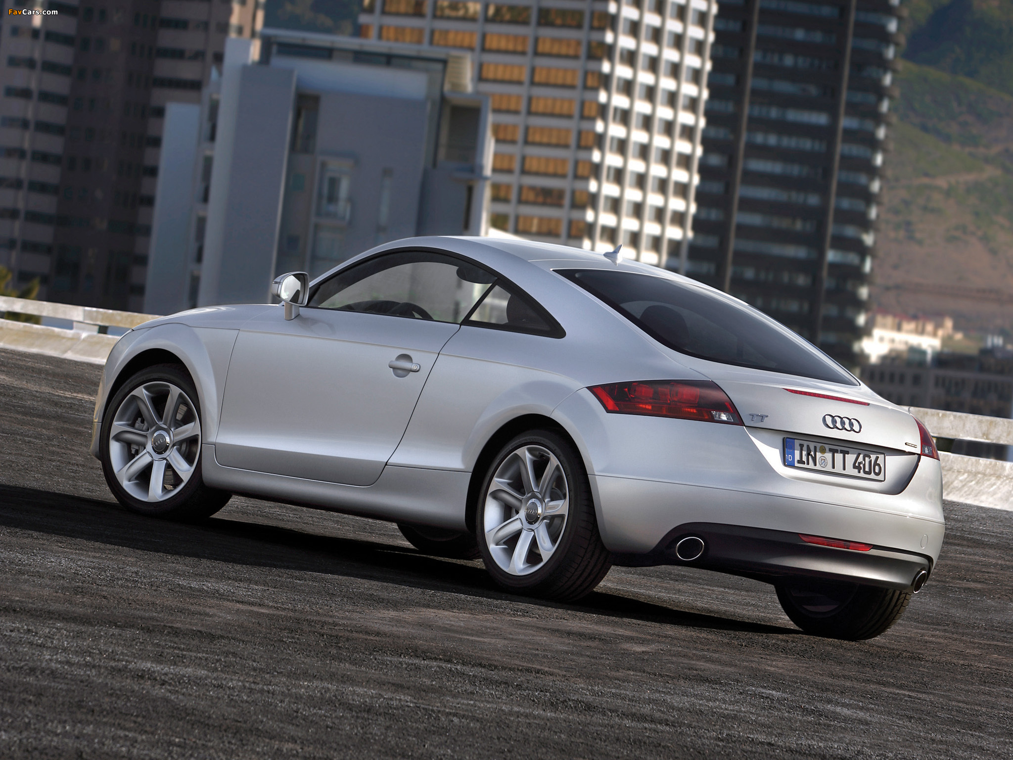 Audi TT 3.2 quattro Coupe (8J) 2006–10 wallpapers (2048 x 1536)