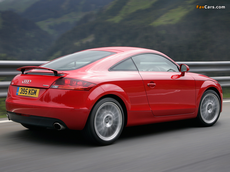 Audi TT Coupe UK-spec (8J) 2006–10 wallpapers (800 x 600)