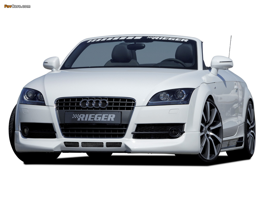 Rieger Audi TT Roadster (8J) 2007–10 wallpapers (1024 x 768)