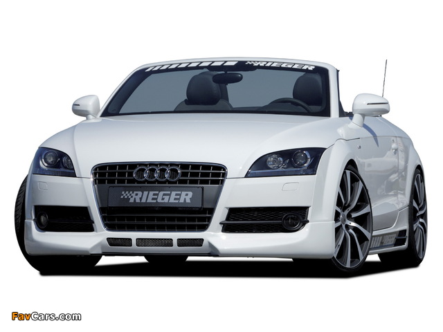 Rieger Audi TT Roadster (8J) 2007–10 wallpapers (640 x 480)