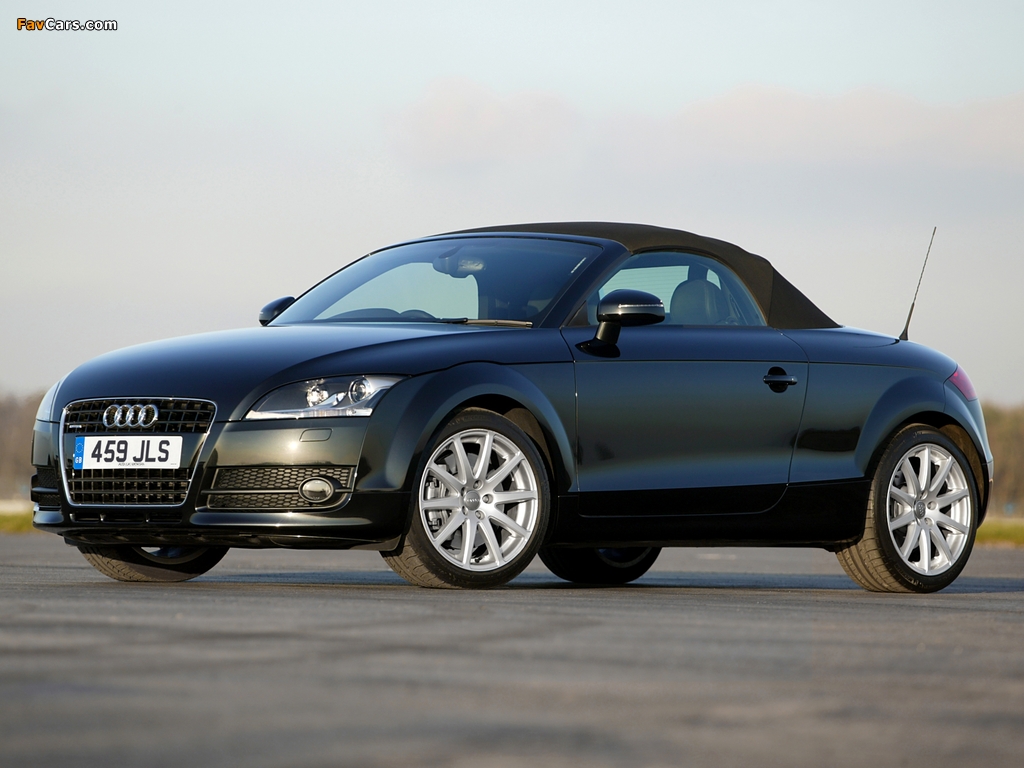 Audi TT Roadster UK-spec (8J) 2007–10 wallpapers (1024 x 768)