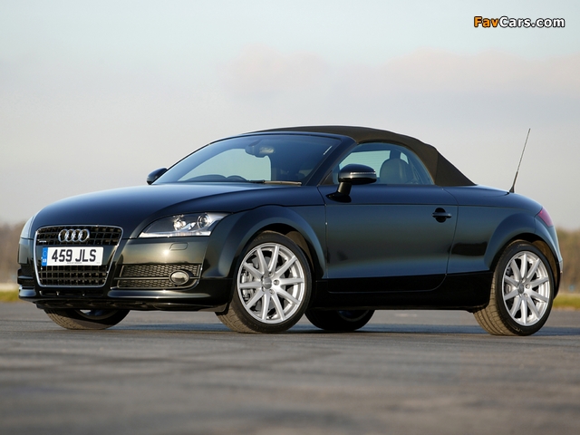 Audi TT Roadster UK-spec (8J) 2007–10 wallpapers (640 x 480)