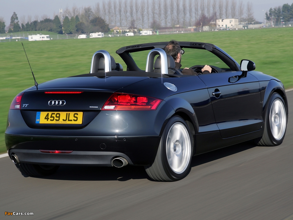 Audi TT Roadster UK-spec (8J) 2007–10 wallpapers (1024 x 768)