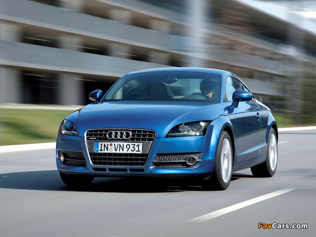 Audi TT Coupe TDI quattro (8J) 2008–10 wallpapers (640 x 480)