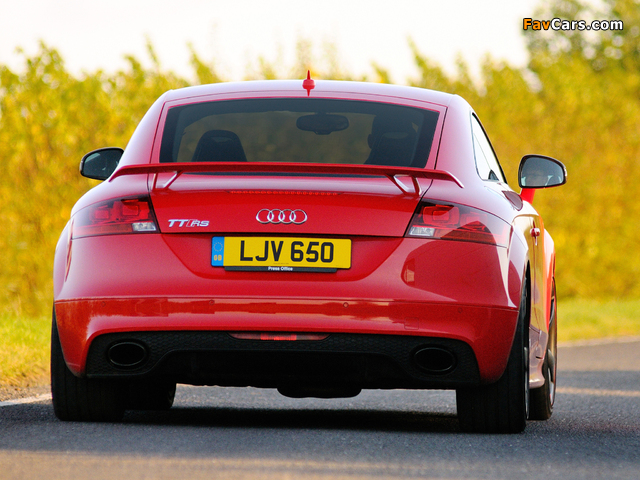 Audi TT RS plus Coupe UK-spec (8J) 2012 wallpapers (640 x 480)