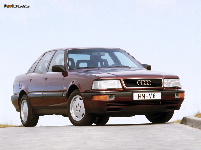 Audi V8 1988–94 photos (800 x 600)