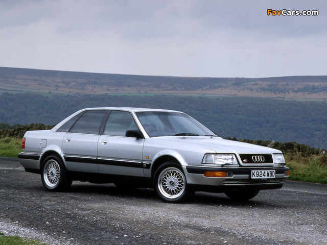 Audi V8 UK-spec 1988–94 wallpapers (640 x 480)