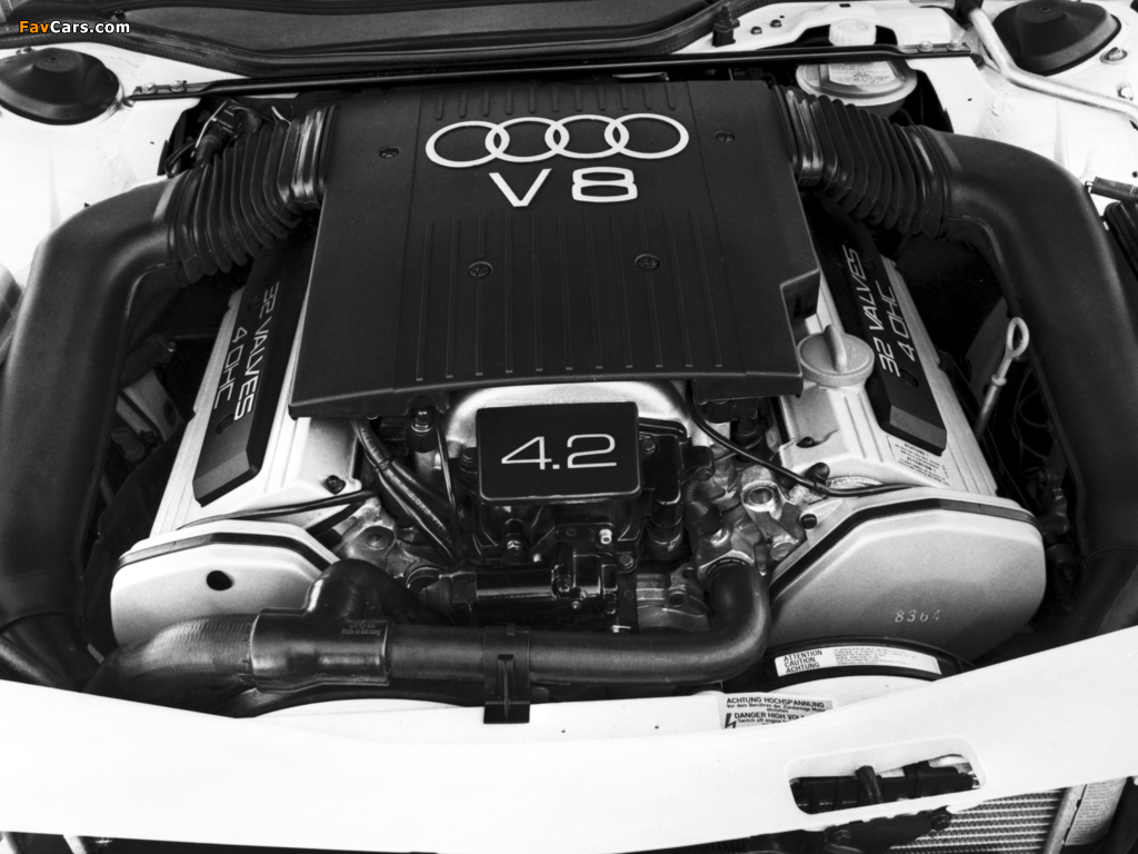 Audi V8 US-spec 1989–94 photos (1024 x 768)