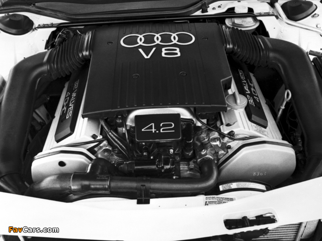 Audi V8 US-spec 1989–94 photos (640 x 480)