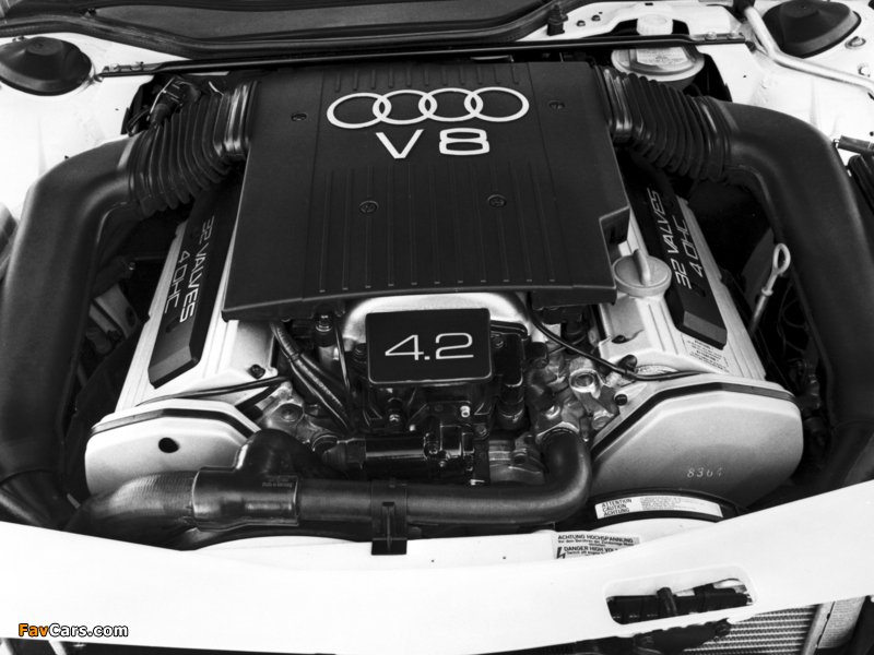 Audi V8 US-spec 1989–94 photos (800 x 600)