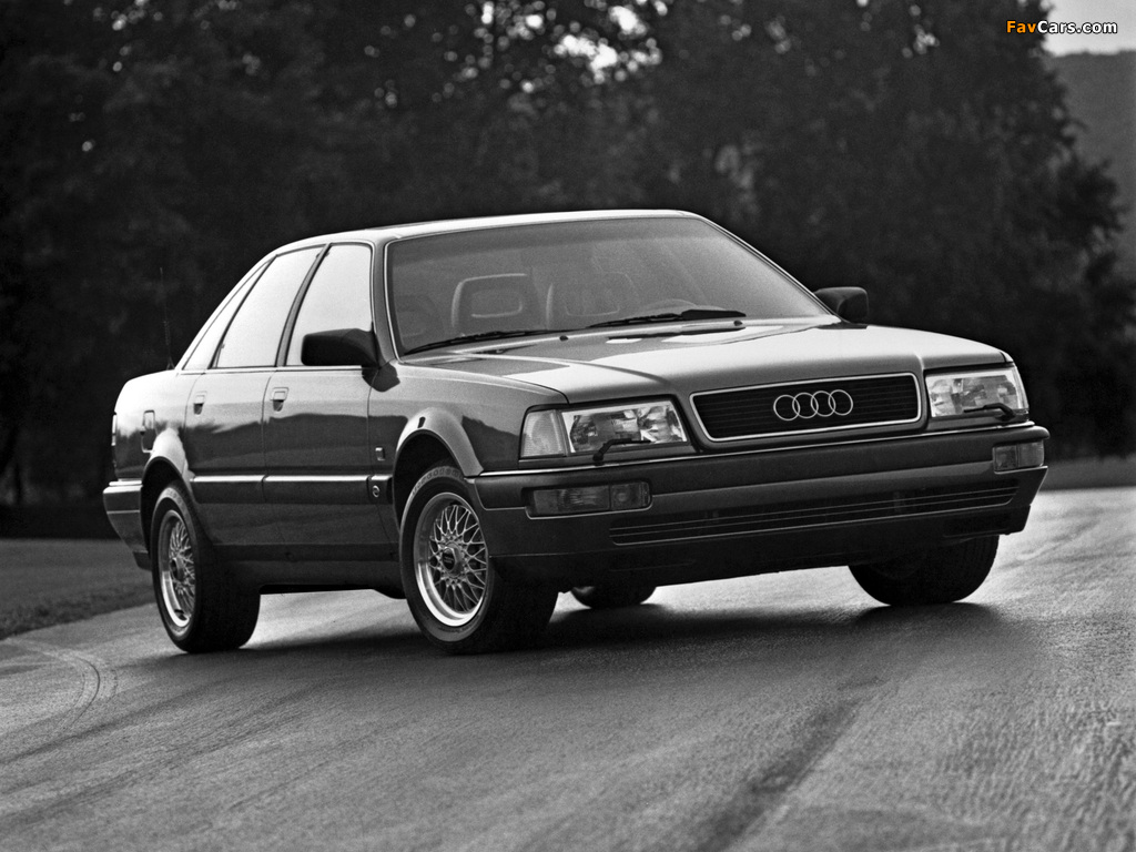 Audi V8 US-spec 1989–94 wallpapers (1024 x 768)