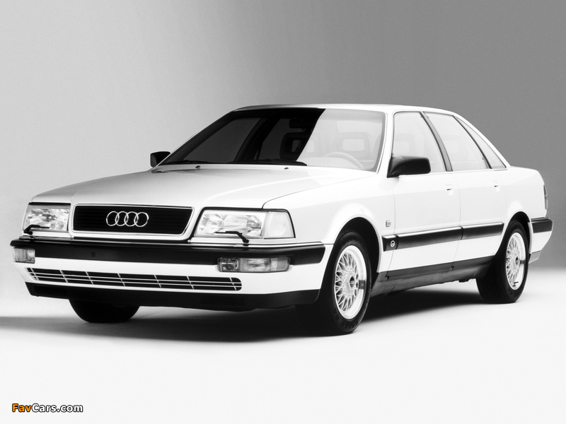 Audi V8 US-spec 1989–94 wallpapers (800 x 600)