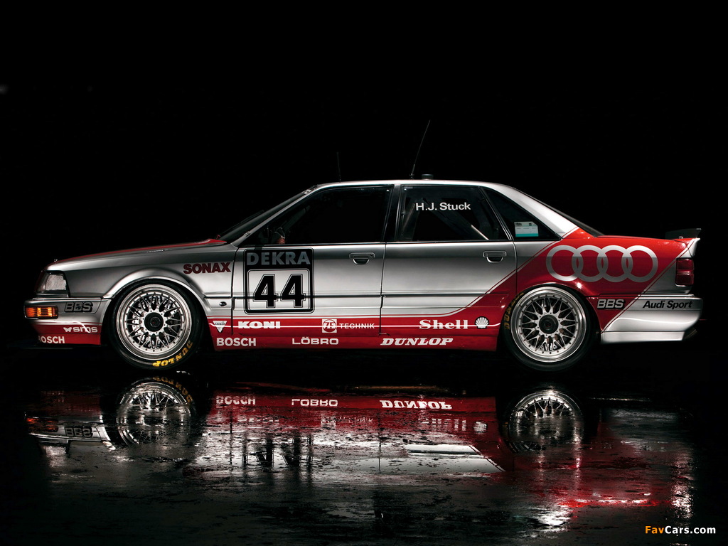 Audi V8 quattro DTM 1990–92 wallpapers (1024 x 768)