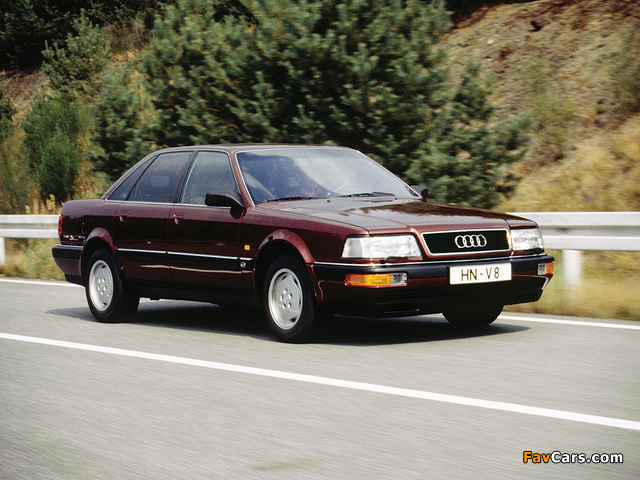 Photos of Audi V8 1988–94 (640 x 480)