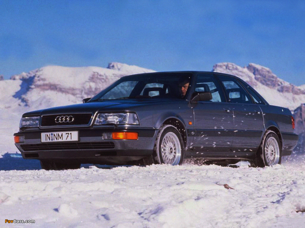 Audi V8 1988–94 wallpapers (1024 x 768)